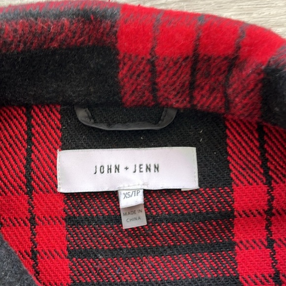 John + Jenn Baxter Jacket Red Plaid Shacket Shirt Jacket - Women’s‎ XS - Picture 6 of 10